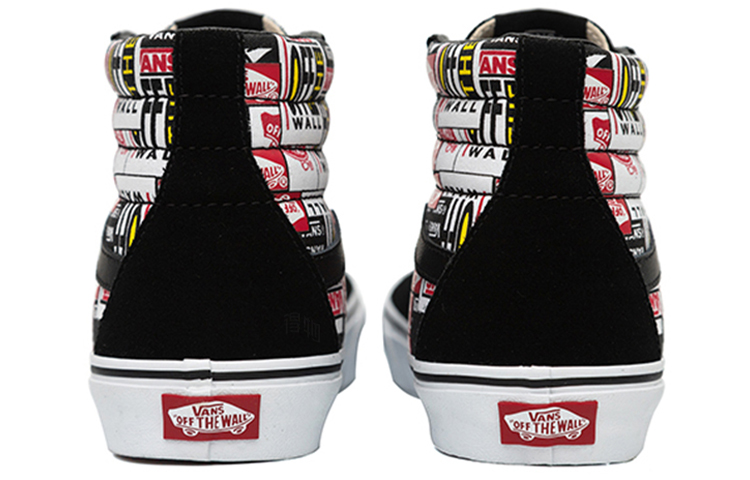 Кеды Vans SK8 Suede Logo (черный / белый / красный) — Чёрный / белый / красный — фото 5