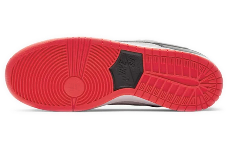 Кеды Nike Dunk SB Pro Iso "Infrared" (серо-оранжевые) — фото 6