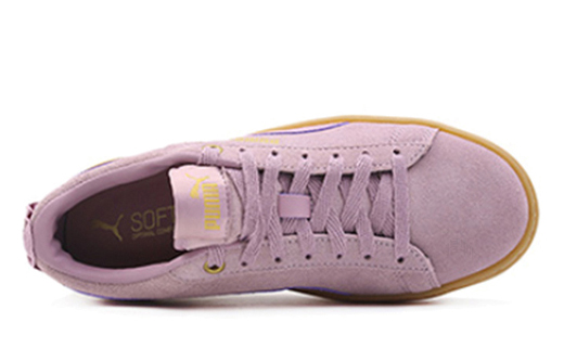 Женские кеды PUMA Smash Platform (фиолетово-розовые) — Фиолетовыйрозовый — фото 4