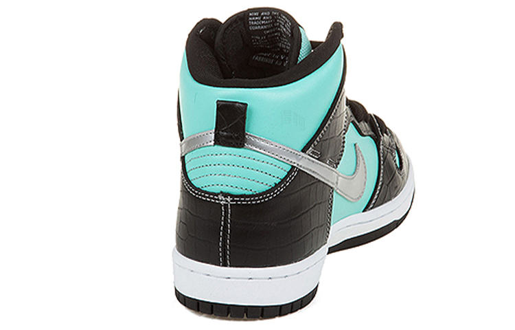 Кроссовки Nike Dunk SB Diamond Supply Co. (черно-зеленые) — фото 3