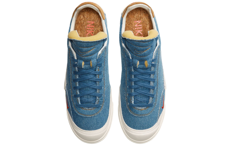 Мужские кеды Nike Drop-Type LX (синий) — фото 4