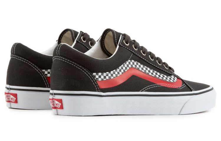 Кеды Vans Old Skool (черно-желто-красный) — фото 4