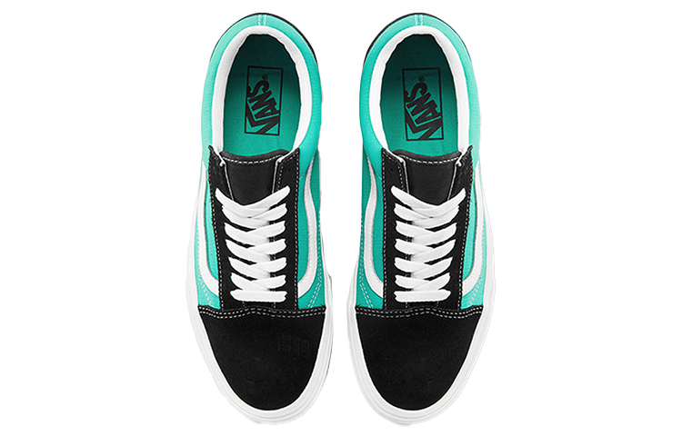 Кеды Vans Old Skool (сине-черно-белые) — фото 3