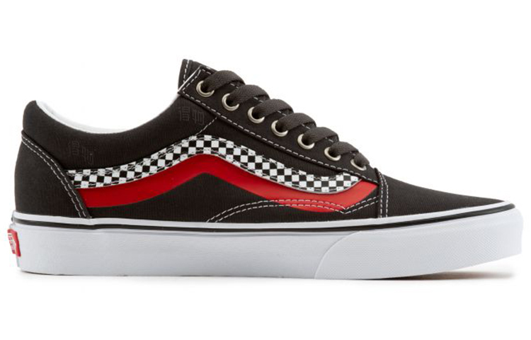 Кеды Vans Old Skool (черно-желто-красный) — фото 2