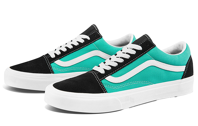 Кеды Vans Old Skool (сине-черно-белые) — фото 2