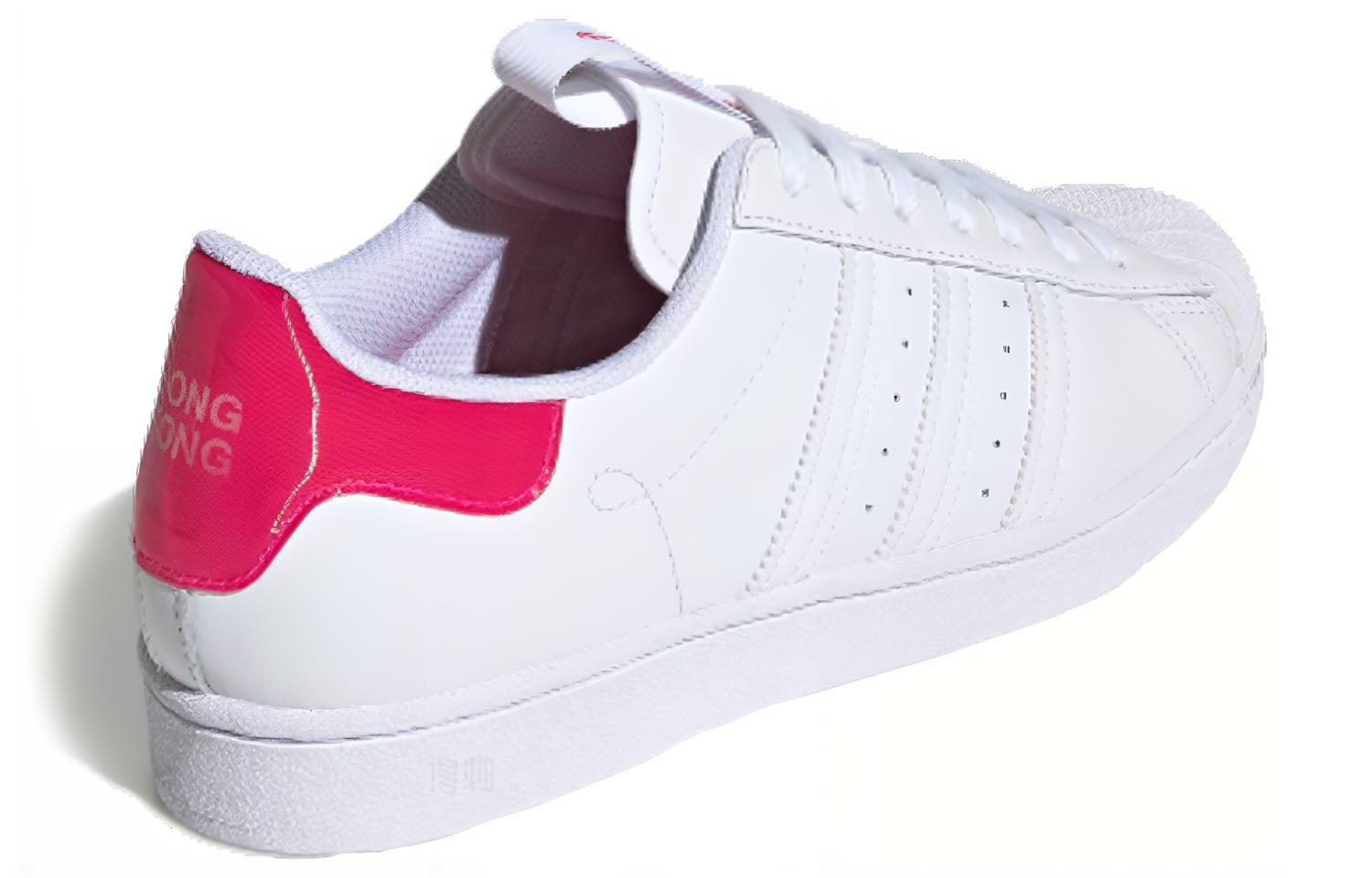 Кеды adidas originals Superstar (бело-красные) — фото 4