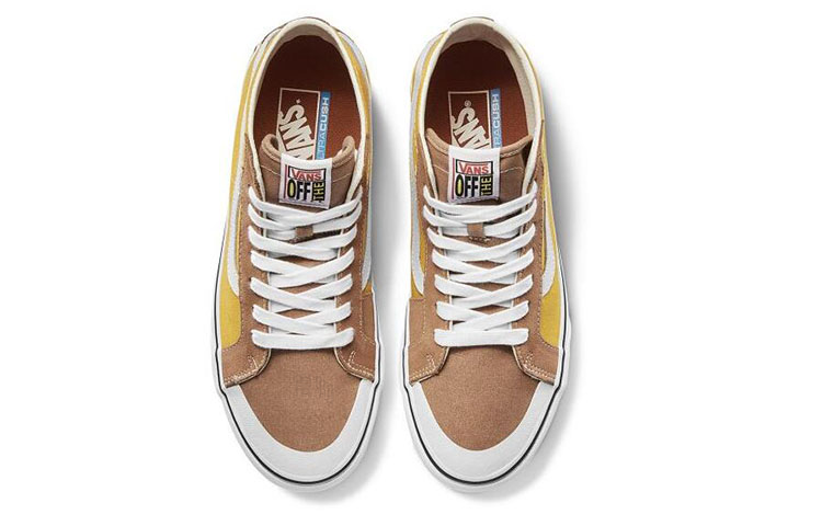 Кеды Vans SK8 138 Decon SF (коричнево-желтые) — Коричневый / жёлтый — фото 3