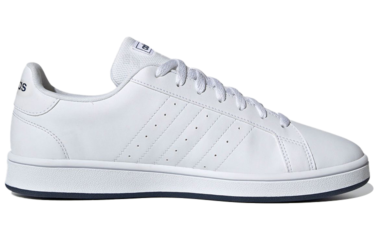 Кеды adidas neo GRAND COURT Base (бело-синие) — Белый / синий — фото 2