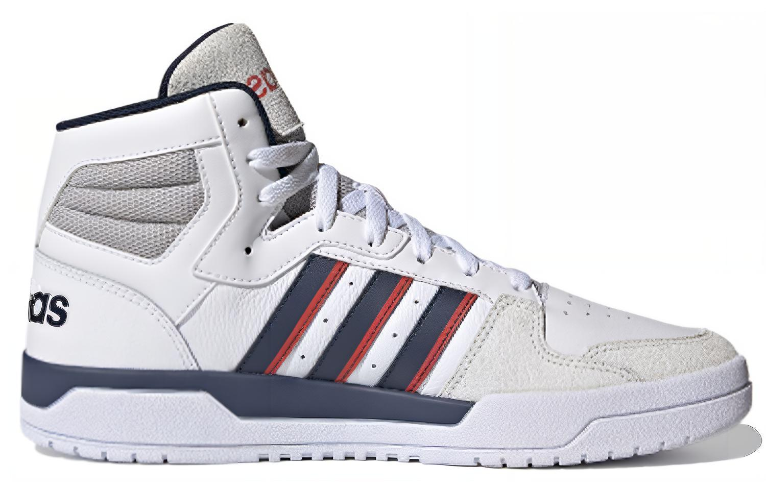 Мужские кеды adidas neo Entrap Mid (бело-серо-синие) — фото 2