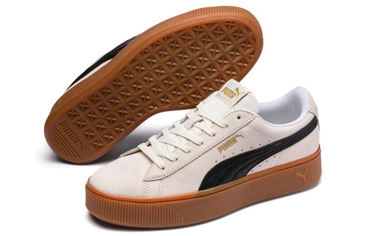 Женские кеды PUMA Vikky (белые) — Белый — фото 4