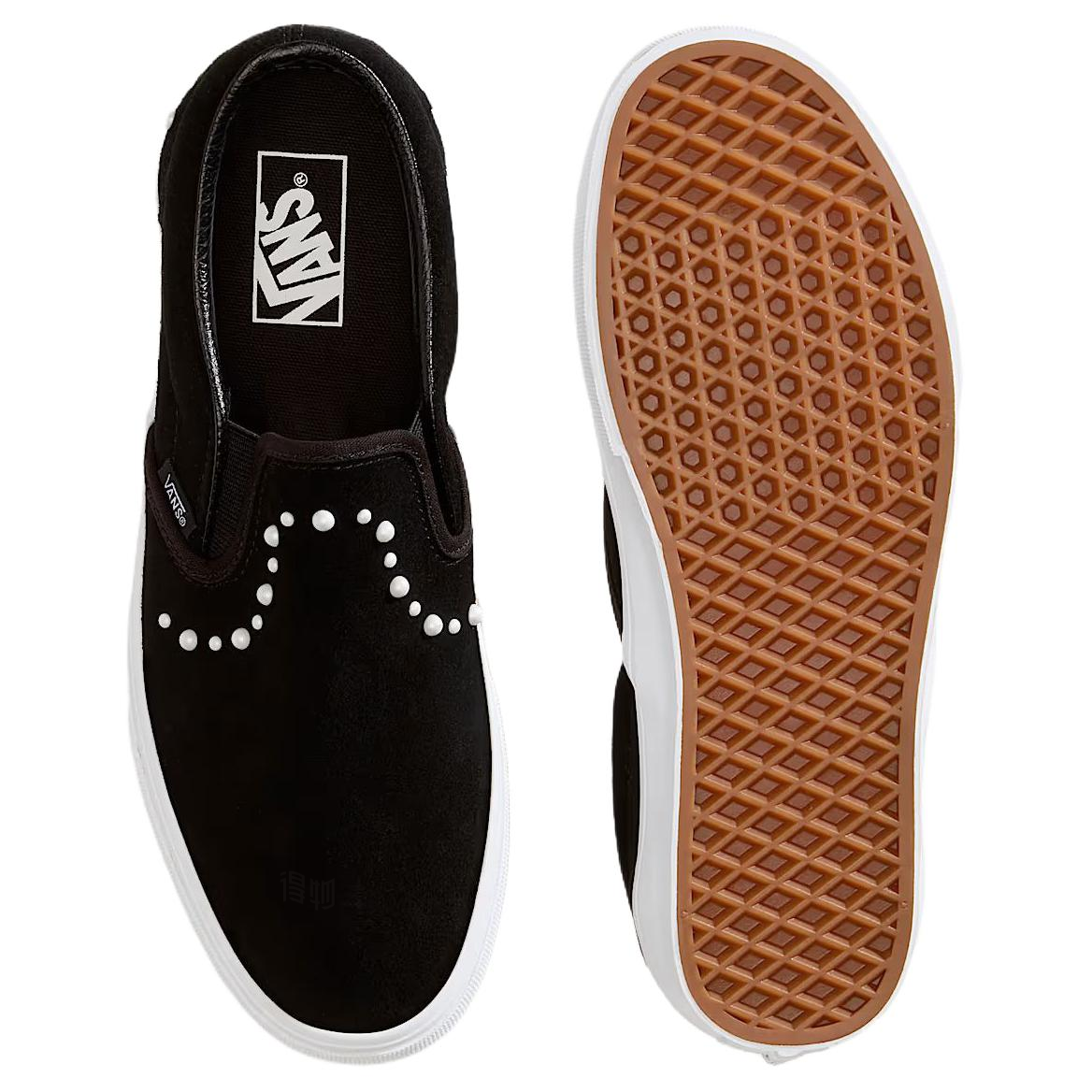 слипоны Vans CLASSIC SLIP-ON (черно-белый) — фото 4