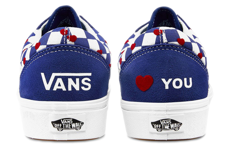 Кеды Vans Old Skool (сине-белые) — фото 5