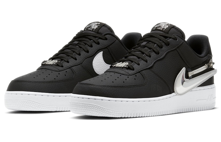 Кроссовки Nike Air Force 1 (черные) — фото 3