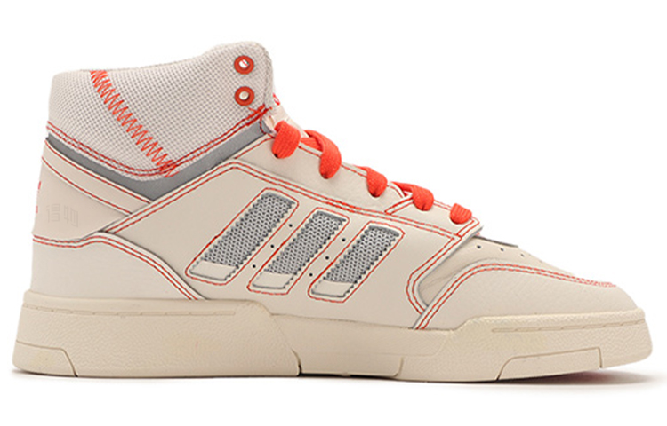 Женские кроссовки adidas originals Drop Step (белый / оранжевый) — фото 2