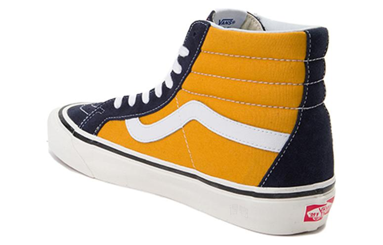 Кеды Vans SK8 38 DX Anaheim (желто-синие) — фото 4