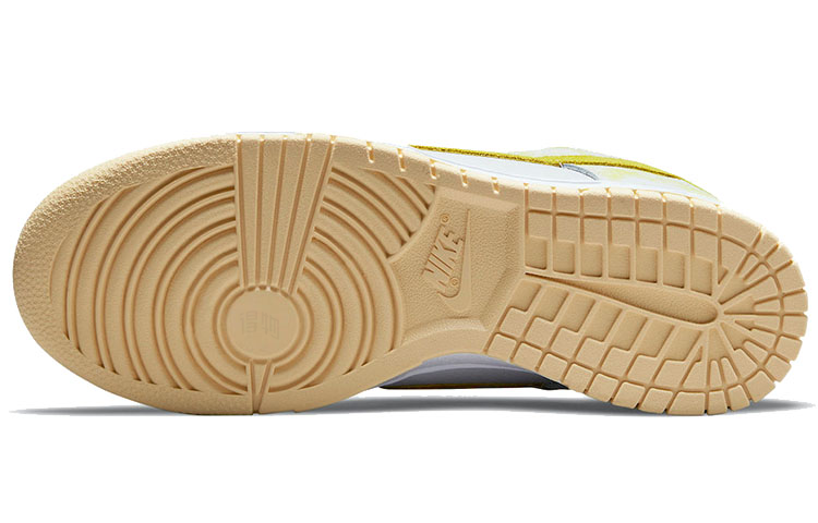 Женские кроссовки Nike Dunk OG "Yellow Strike" (белый / желтый) — Белый / жёлтый — фото 6
