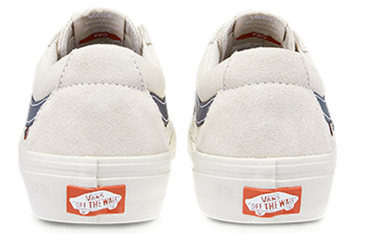 Кеды Vans SK8 Pro (бело-синие) — Белый / синий — фото 4