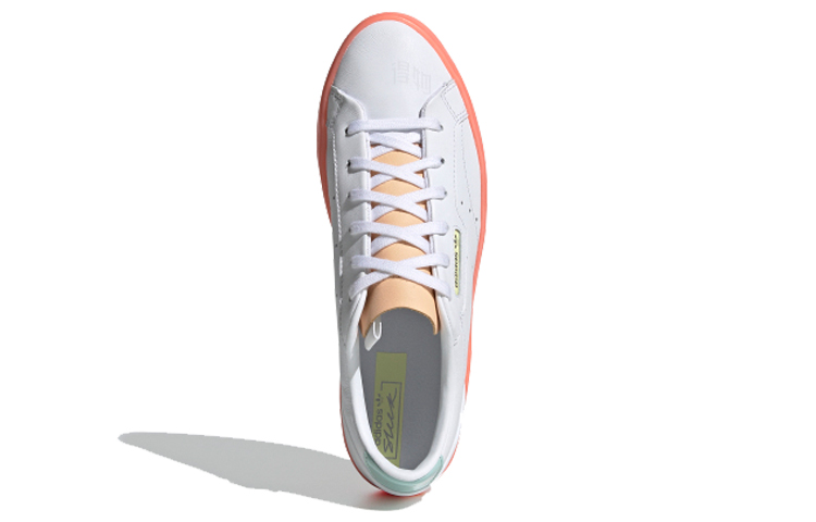 Женские кеды adidas originals Sleek (белый) — фото 4