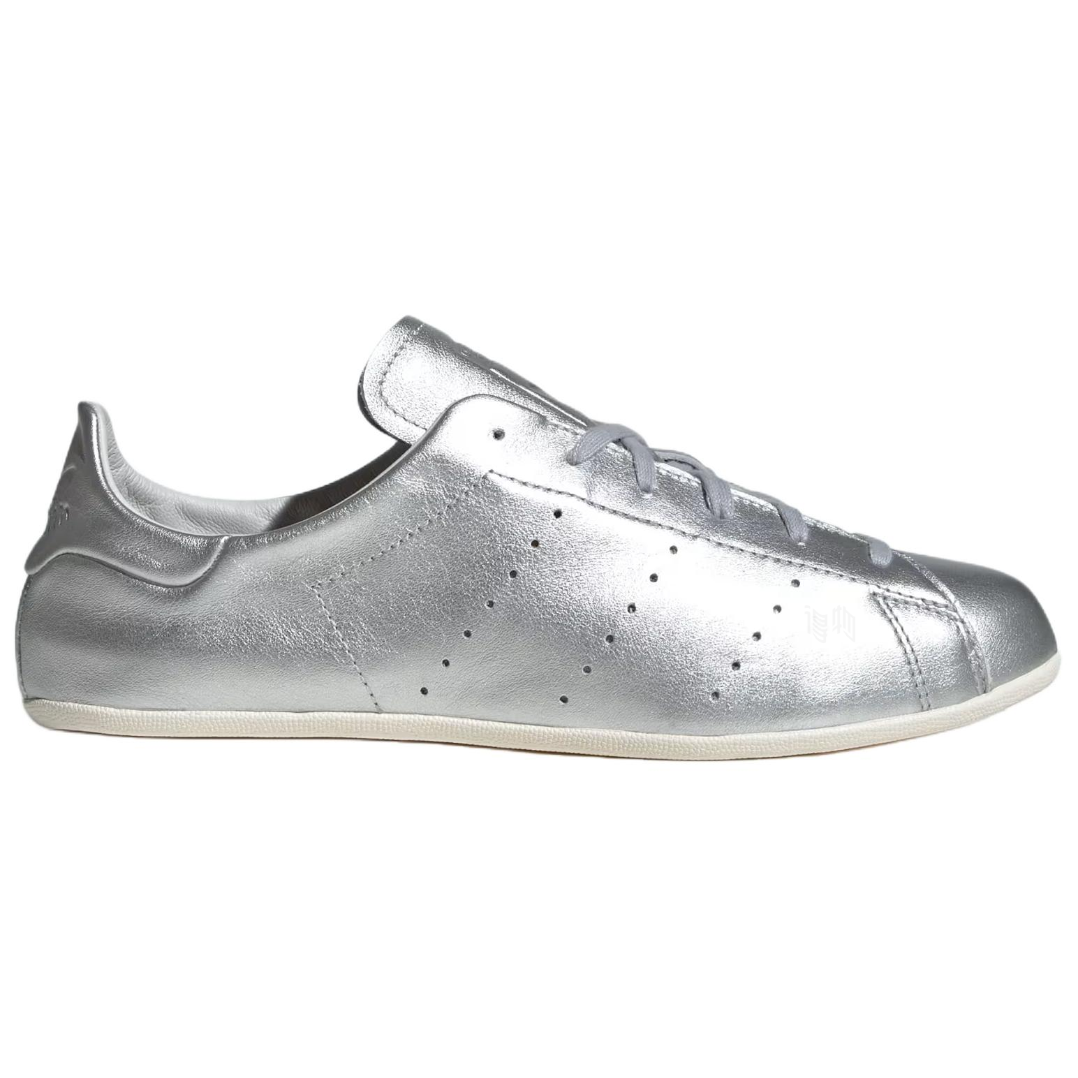Женские кеды adidas originals STAN SMITH Lo Pro (серебряные) — Серебристый — фото 2