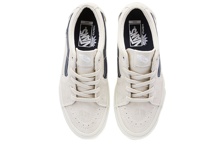 Кеды Vans SK8 Pro (бело-синие) — Белый / синий — фото 3
