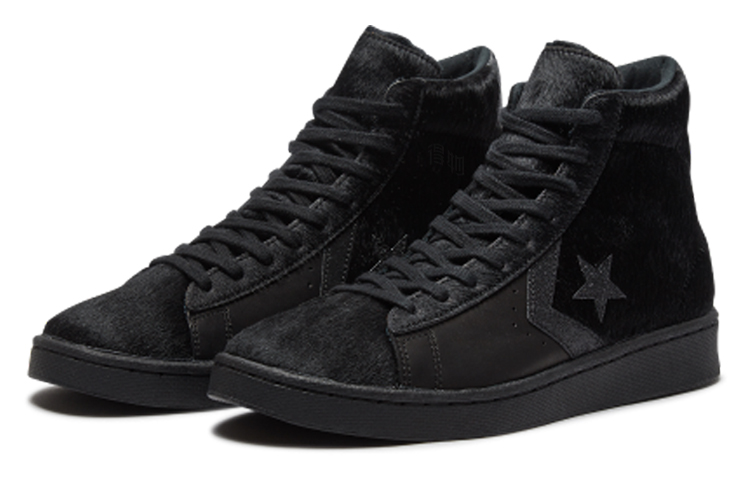 Кеды Converse Cons Pro Leather (черные) — Чёрный — фото 3