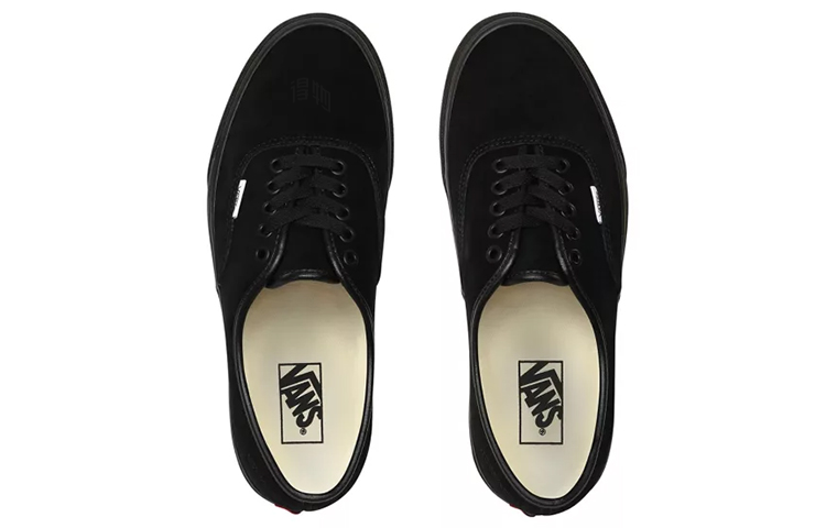 Кеды Vans Authentic Pig Suede (черный) — Чёрный — фото 4