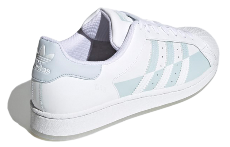Кеды adidas originals Superstar (бело-голубые) — фото 3