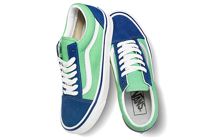 Кеды Vans Style 36 (сине-зеленые) — фото 4