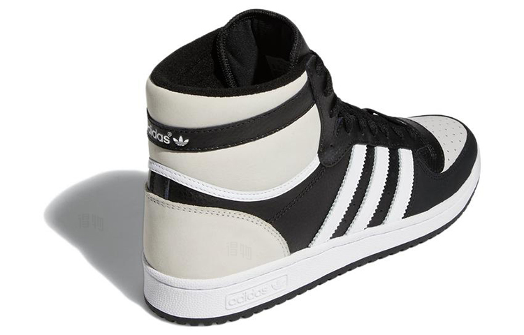 Кеды adidas Top Ten RB (черно-бело-серые) — Чёрный / серый / белый — фото 4