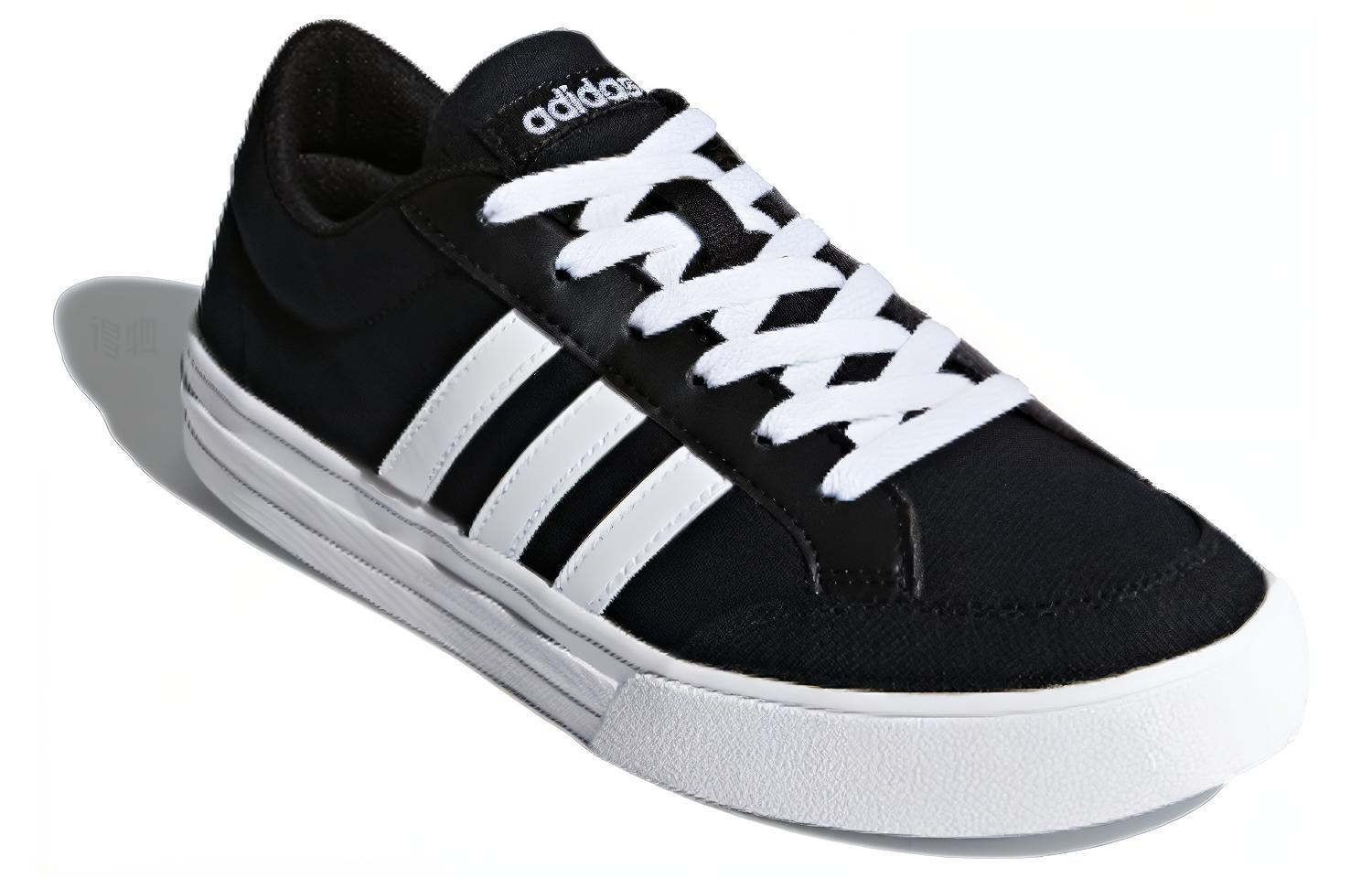 Кеды adidas neo Vs Set (черно-белые) — Чёрный / белый — фото 2