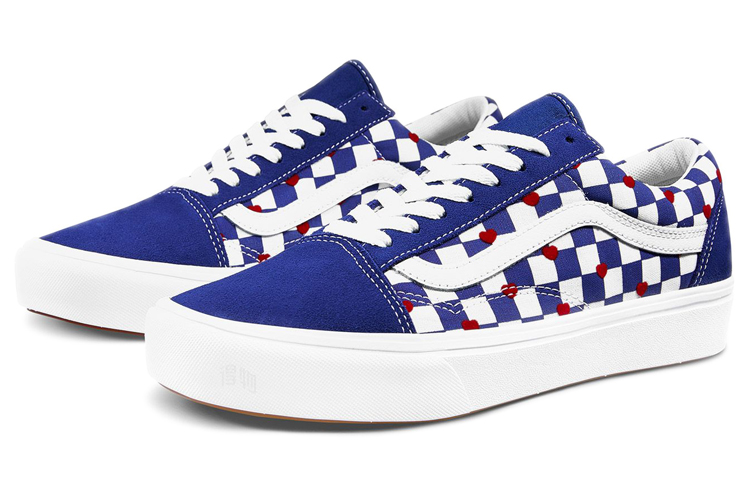 Кеды Vans Old Skool (сине-белые) — фото 2
