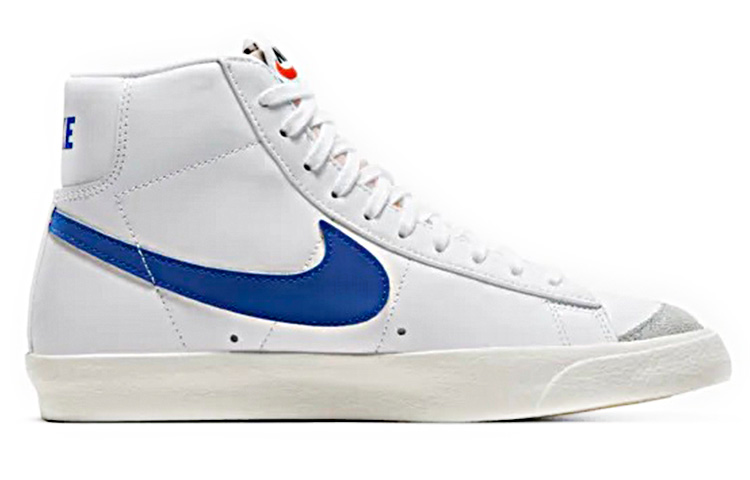Женские кеды Nike Blazer 77 (сине-белая) — Синийбелый — фото 2