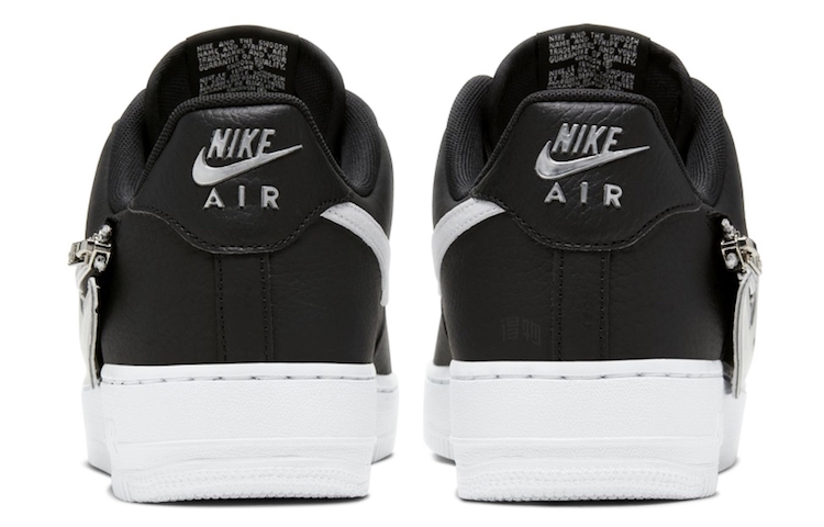 Кроссовки Nike Air Force 1 (черные) — фото 5