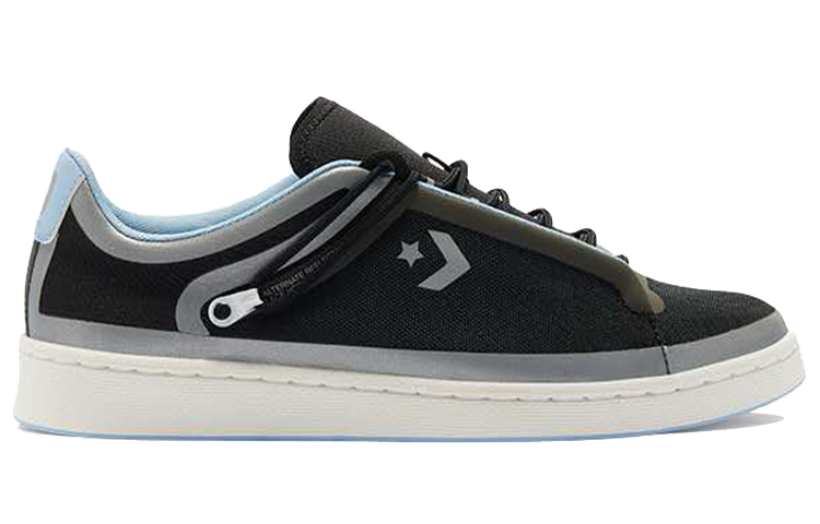 Кеды Converse Cons Pro Leather Seam (черные) — Чёрный — фото 2