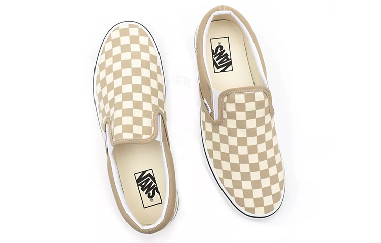 Слипоны Vans slip-on (коричневый) — фото 4