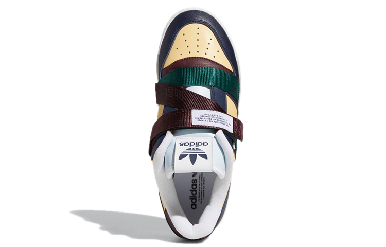 Женские кеды adidas Rivalry Low Strap (сине-желтые) — фото 5