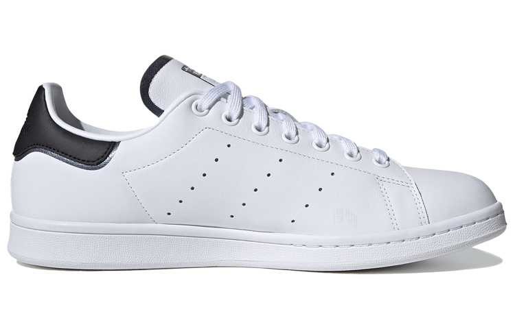 Кеды adidas originals StanSmith (бело-черно-серебристые) — фото 2