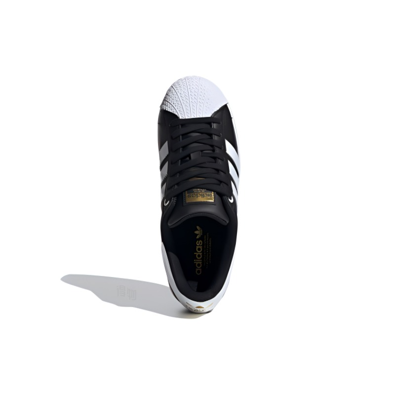 Женские кеды adidas Superstar Bold (черно-белые) — фото 5