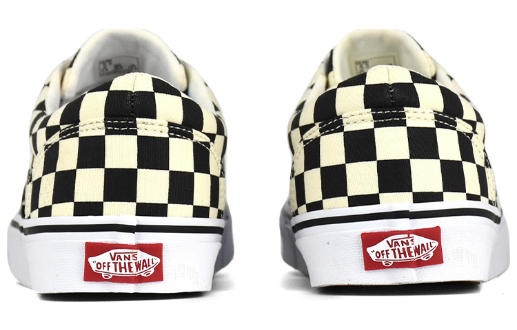Кеды Vans Doheny Lace Up (черно-желтые) — фото 3
