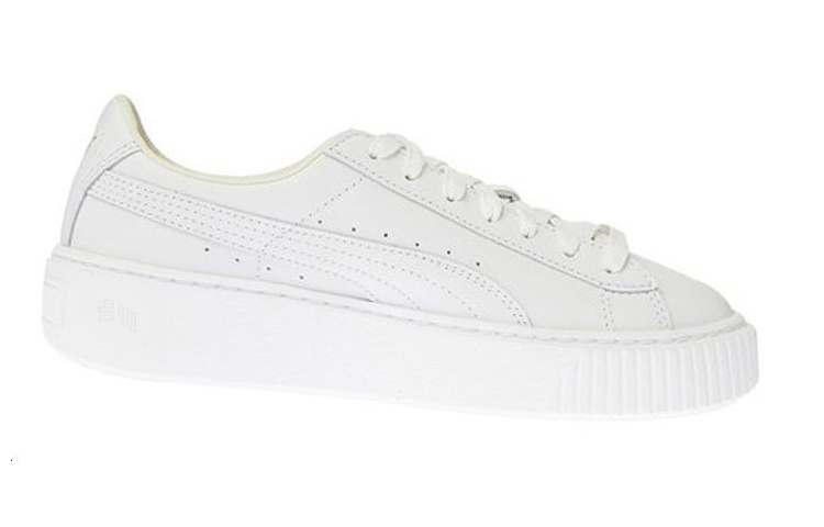 Женские кеды PUMA Basket Platform Core (белые) — Белый — фото 2