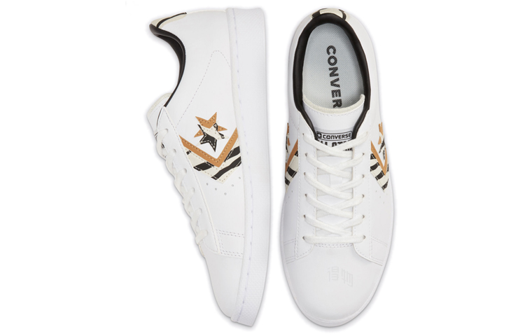 Кеды Converse Pro Leather Sunblocked (бело-черные) — фото 4