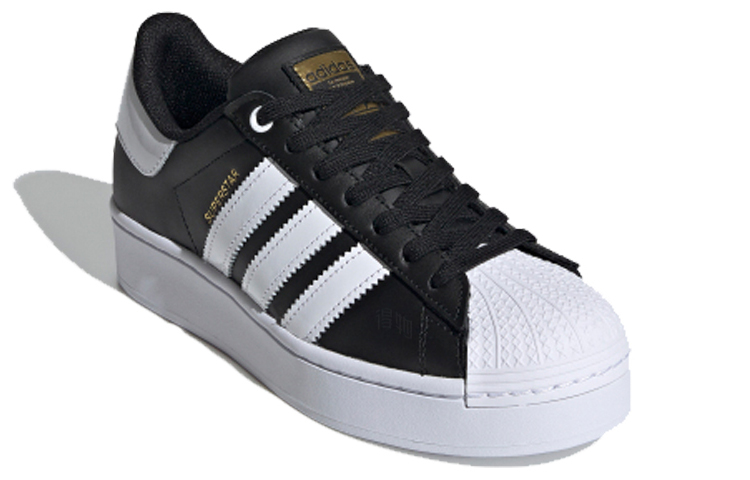 Женские кеды adidas Superstar Bold (черно-белые) — фото 3