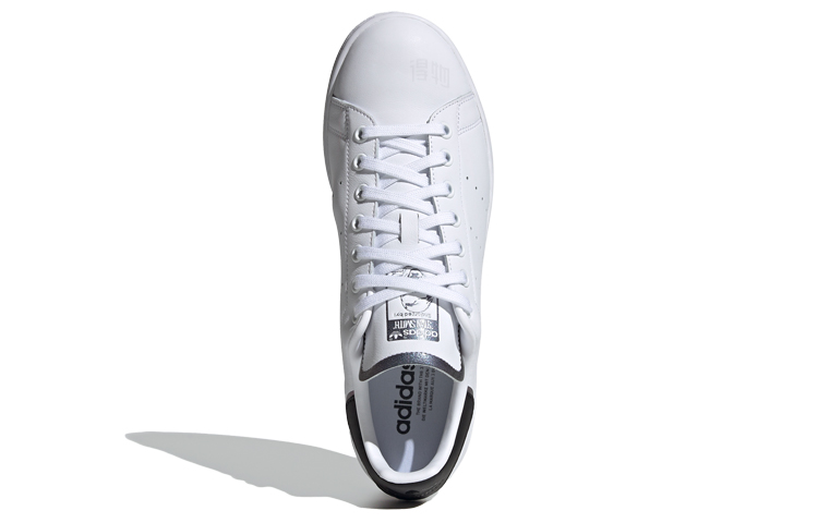 Кеды adidas originals StanSmith (бело-черно-серебристые) — фото 5