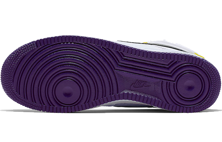 Мужские кроссовки Nike Air Force 1 (бело-фиолетовый) — фото 5