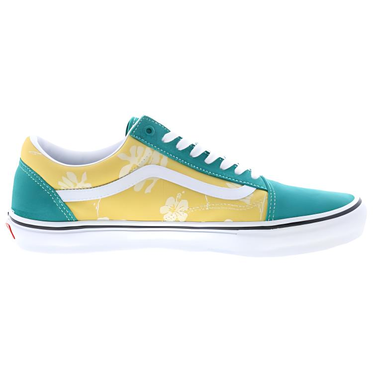 Кеды Vans Old Skool (сине-желтые) — фото 2