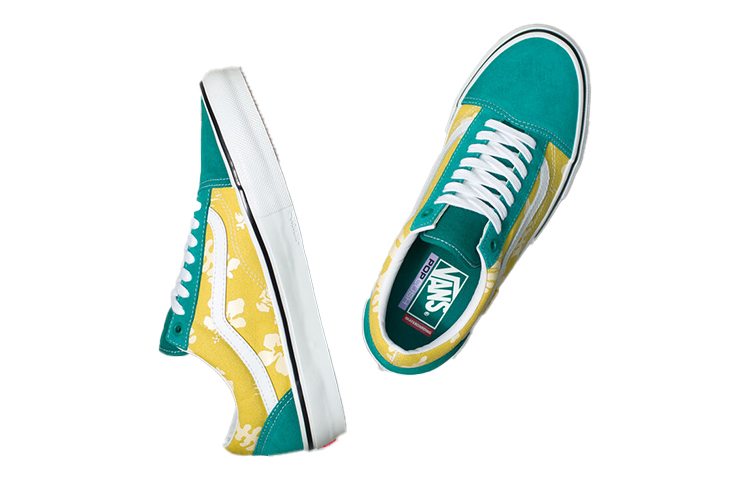 Кеды Vans Old Skool (сине-желтые) — фото 3