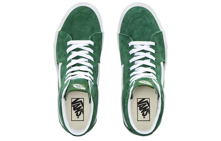 Высокие кеды Vans Sk8 (зеленые) — Зелёный — фото 4
