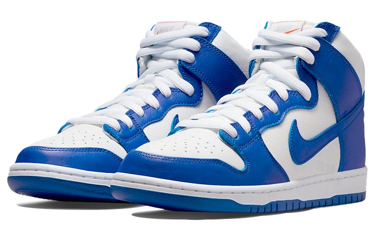 Мужские кроссовки Nike Dunk SB Pro ISO Kentucky (бело-синие) — фото 3