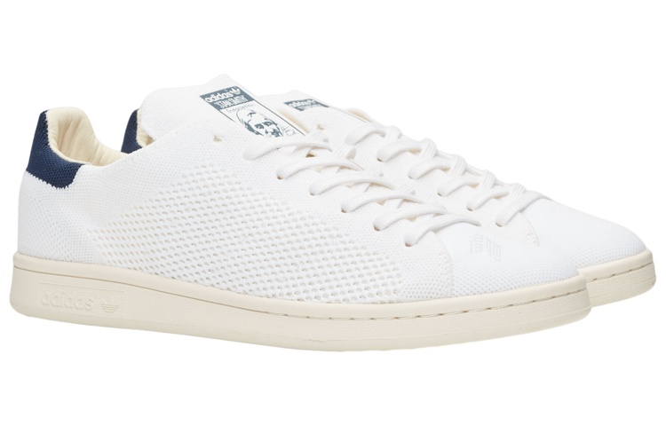 Кеды adidas STAN SMITH Primeknit (бело-синие) — фото 2