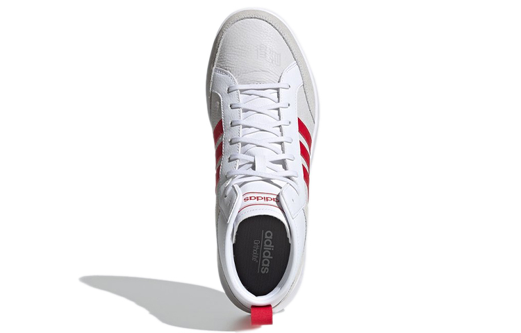 Кеды adidas Court80s Mid (белый / красный / серый) — фото 5